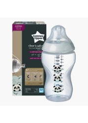 Tommee Tippee Closer To Nature Panda Print Feeding Bottle - 340 ml