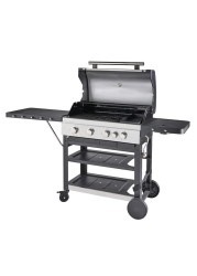 GoodHome Owsley 4-Burner Gas BBQ W/1 Side Burner