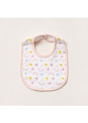 Juniors Printed Bib with Button Closure - Set of 2