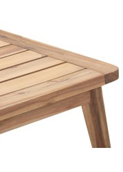 Maine Acacia Wooden Coffee Table Generic (100 x 100 x 32 cm)