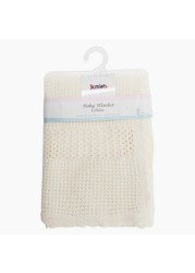 Juniors Knitted Cellular Blanket