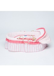 Juniors Printed Moses Basket with Hood