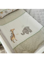 Juniors Safari Friends Applique Cradle Bedding Set