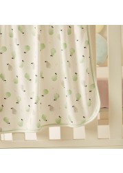 Juniors All-Over Pear Print Receiving Blanket