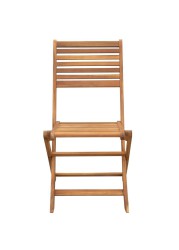 Kingston Acacia Wood Folding Chair Generic (61.5 x 47 x 90 cm, 2 Pc.)