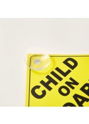 Juniors Baby on Board Car Sign