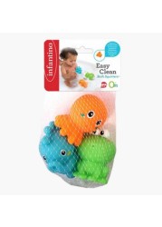 Infantino 3-Piece Easy Clean Bath Squirters Set