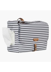 TWELVElittle Striped Messenger Stroller Diaper Bag