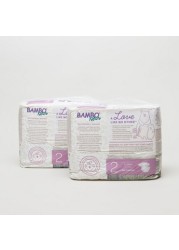 Bamboo Nature 60-Piece Size 2 Diapers 3-6 Kgs