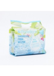 Pureborn Chemical-Free Travel Wipes - 80 Wipes