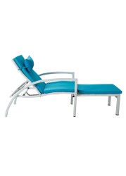 Rattan Sun Lounger W/Cushions SG Furniture (70 x 190 x 95 cm)