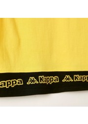 Kappa Logo Print T-shirt with Crew Neck and Short Sleeves