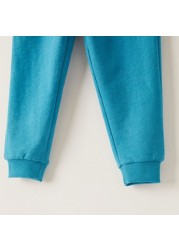 Juniors Solid Jog Pants with Drawstring Closure