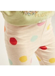 Juniors Polka Dot Shorts with Elasticated Waistband