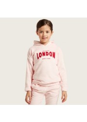 Lee Cooper Embroidered Hooded T-shirt and Pyjamas Set