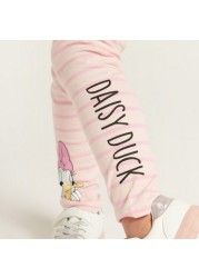 Disney Daisy Duck Print Leggings with Elasticised Waistband