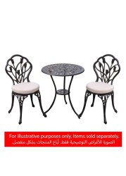 Milano Cast Aluminum Bistro Chair Set Generic (52 x 45 x 22 cm, 2 Pc.)