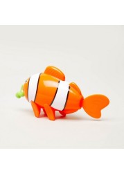 Gloo Pull String Bath Buddies Clown Fish Toy