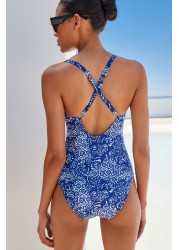 Cut-Out Plunge Swimsuit