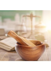 Billi Wooden Mortar & Pestle