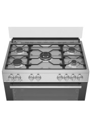 Beko Freestanding 5-Burner Gas Cooker, GGR 15125 FX NS (90 x 90 x 60 cm)