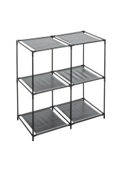 5five Metal 4 Compartment Storage Shelf (68.50 x 34.50 x 70 cm)