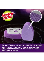 3M Scotch Brite Glass Cooktop Wand W/Refills Pack (3 Pc.)