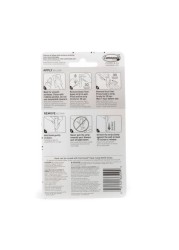 3M Command Adhesive Hook (3.5 x 8.6 cm, Large, Clear)