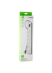 Belkin 6-Outlet Surge Protection Strip With Power Cord (2 m)