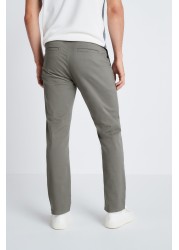 Stretch Chino Trousers Straight Fit