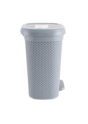 Hobby Life Plastic Diamond Pedal Dustbin (6.5 L, 19.5 x 25 x 30.5 cm)