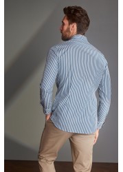 Signature Trimmed Shirt Slim Fit Single Cuff