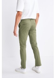 Stretch Chino Trousers Slim Fit