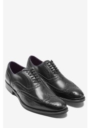 Signature Italian Leather Wing Cap Brogues