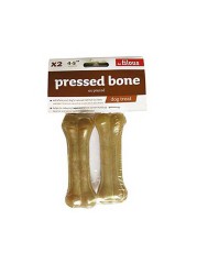 Les Filous Pressed Bone Dog Chew Pack (11.53 cm, 40-45 g, 2 Pc.)