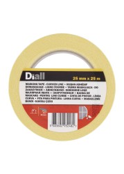 Diall Single-Sided Masking Tape (25 mm x 25 m)