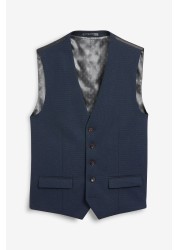 Signature Textured Suit: Waistcoat