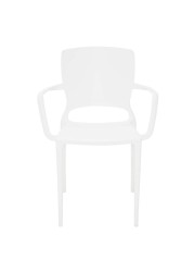 Tramontina Sofia Summa Polypropylene & Fiberglass Closed Backrest Armchair (59 x 84.5 x 50.5 cm)