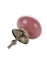 Hettich Ceramic Furniture Knob, Rose (4 cm)