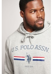 U.S. Polo Assn Grey Stripe Rider OH BB Hoodie