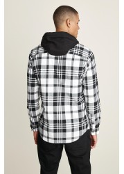 Hooded Check Shirt