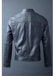 Lakeland Leather Eamont Graphite Grey Leather Jacket