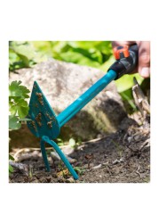 Combisystem Heart-Shape Hand Hoe (6 cm, Turquoise/Black)