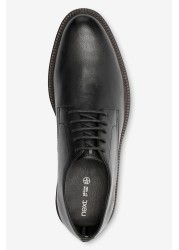 Contrast Sole Derby Shoes