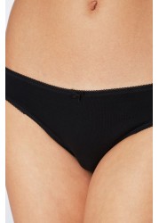 Cotton Knickers 5 Pack Bikini