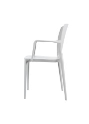 Tramontina Sofia Summa Polypropylene & Fiberglass Closed Backrest Armchair (59 x 84.5 x 50.5 cm)