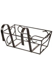 Metal Rectangle Hanging Wall Pot Frame (31 x 17 x 13.5 cm, Small)