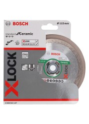 Bosch X-Lock Standard Diamond Cutting Disc for Ceramics (11.5 cm)