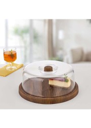 Evelin Cake Serving Tray W/Cover (30.5 x 10.5 cm)