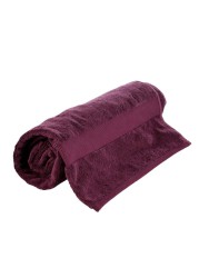 Truebell Classic Bath Sheet (90 x 160 cm, Dark Purple)